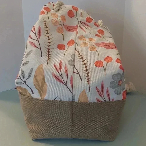 NWOT WITH LOVE FLORAL BLESSED HOBO BAG WITH ROPE HANDLES - Picture 4 of 11